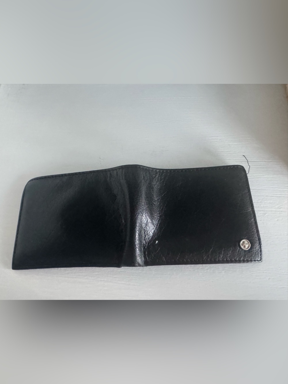 Alpine Swiss Classic Black Leather Bifold Wallet - Men Accessories